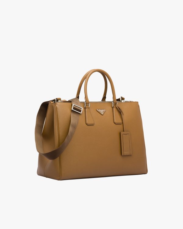 Cinnamon Saffiano Leather Prada Galleria bag - Image 3