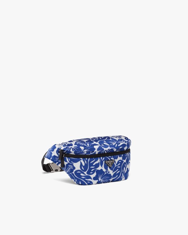 Indigo Blue Printed fabric belt bag - Image 3