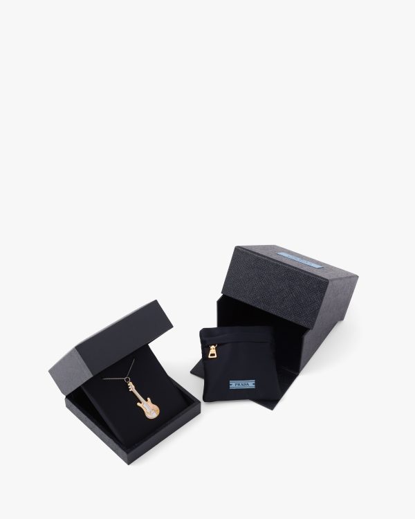 Gold Prada Fine Jewellery Pendant necklace - Image 2
