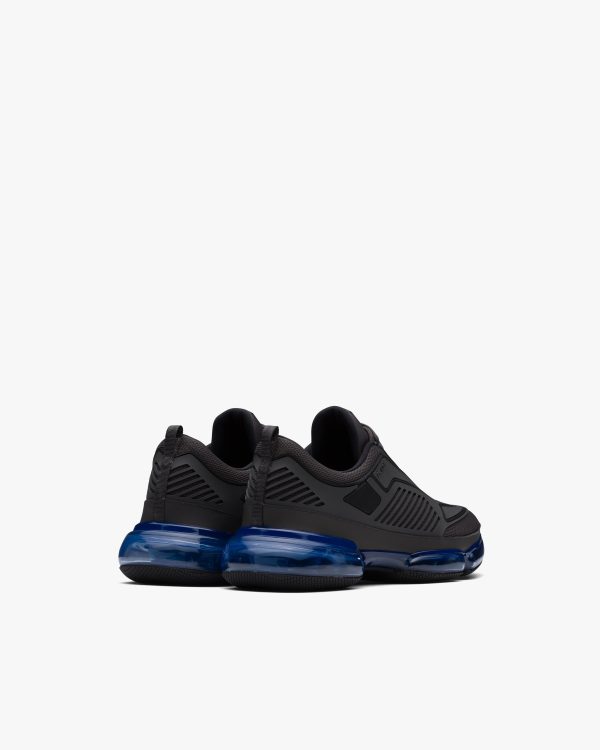 Anthracite Gray/baltic Blue Rubber Knit fabric sneakers - Image 3