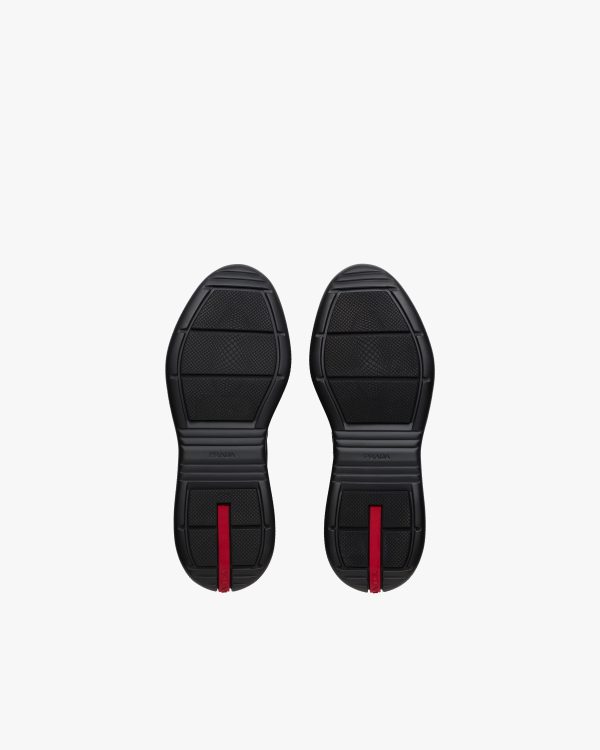 Anthracite Gray/red Prada Americas Cup sneakers - Image 6