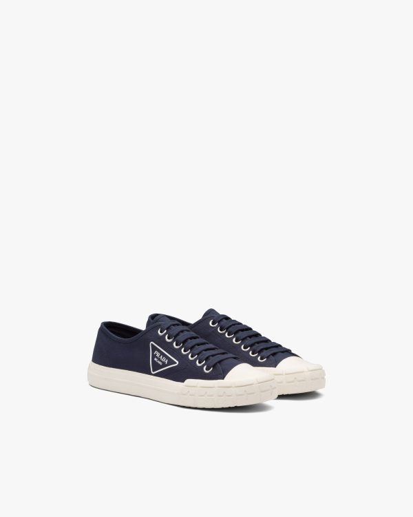 Baltic Blue Wheel Vulcanizzato Technical Fabric Sneakers
