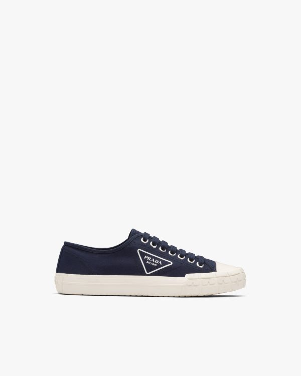 Baltic Blue Wheel Vulcanizzato Technical Fabric Sneakers - Image 2