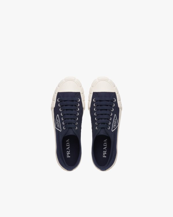 Baltic Blue Wheel Vulcanizzato Technical Fabric Sneakers - Image 4