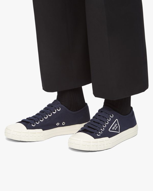 Baltic Blue Wheel Vulcanizzato Technical Fabric Sneakers - Image 5
