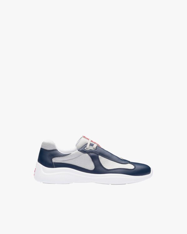 Baltic Blue/silver Prada Americas Cup sneakers - Image 2