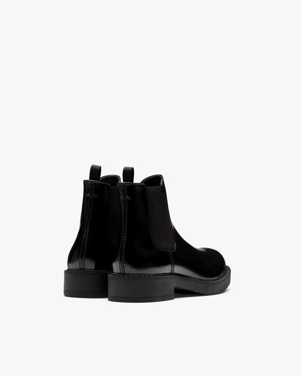 Black Brushed calf leather Chelsea boots - Image 4