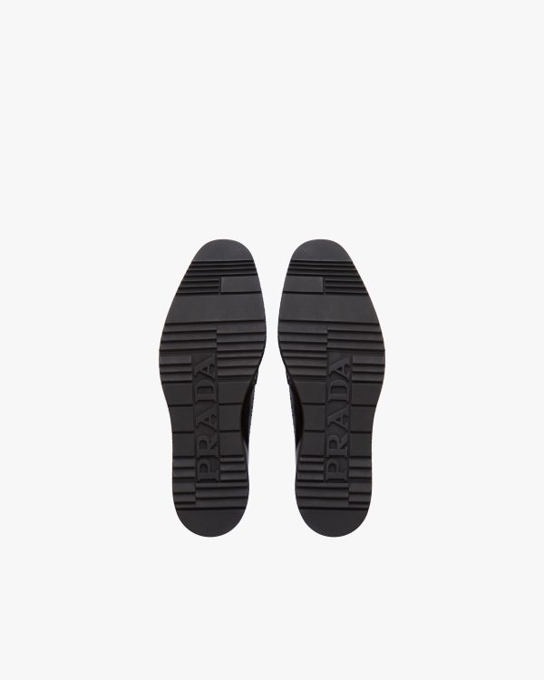 Black Brushed leather derby shoes - Image 5