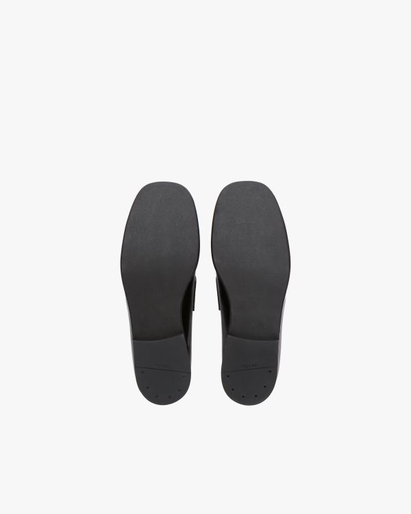 Black Brushed leather loafers - Image 5