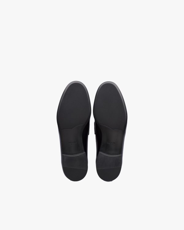 Black Brushed leather loafers - Image 5