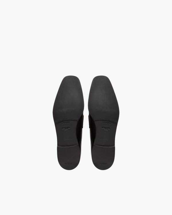 Black Brushed leather loafers - Image 5