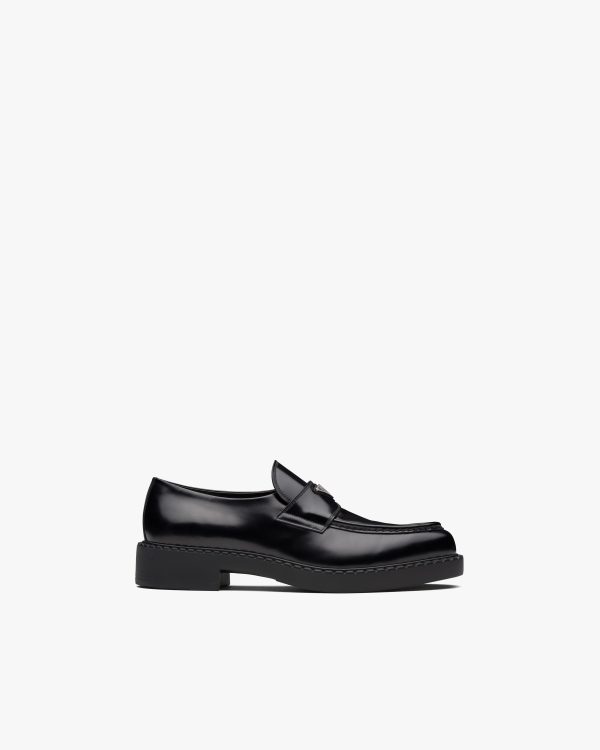 Black Chocolate Sharp brushed leather pointed loafers - Image 2