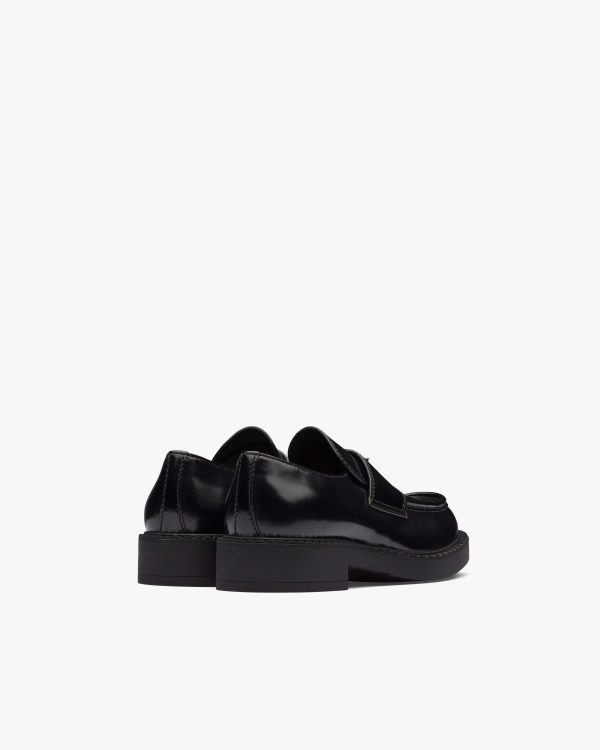Black Chocolate brushed leather loafers - Image 3