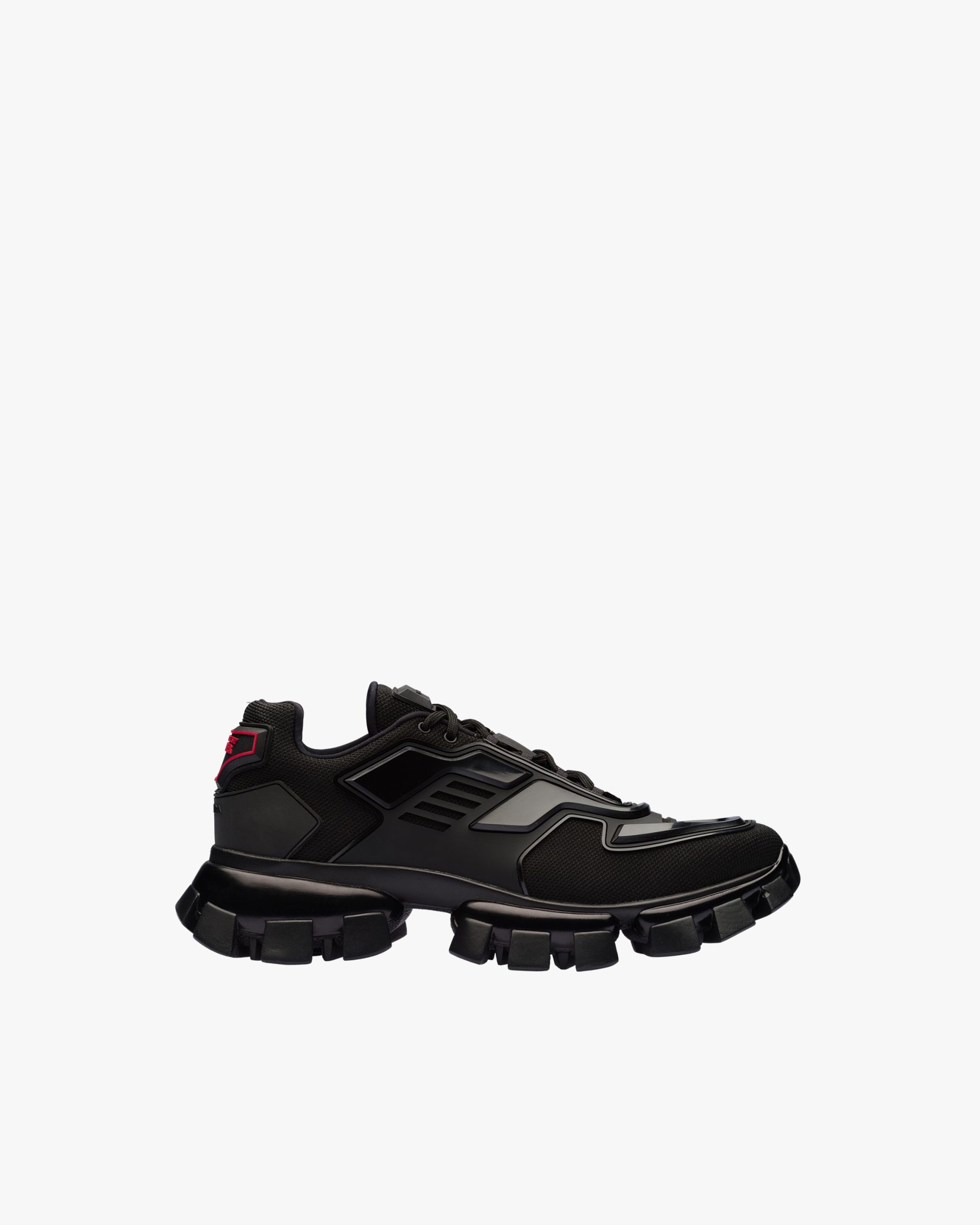 Black Cloudbust Thunder Technical Fabric Sneakers - Fake Prada Store