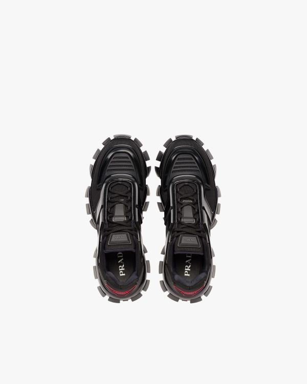 Black Cloudbust Thunder Technical Fabric Sneakers - Image 4