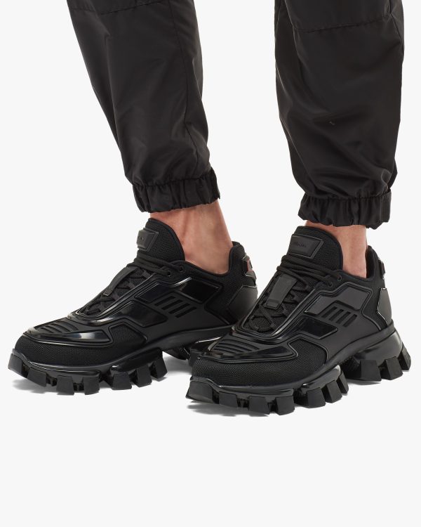 Black Cloudbust Thunder Technical Fabric Sneakers - Image 5