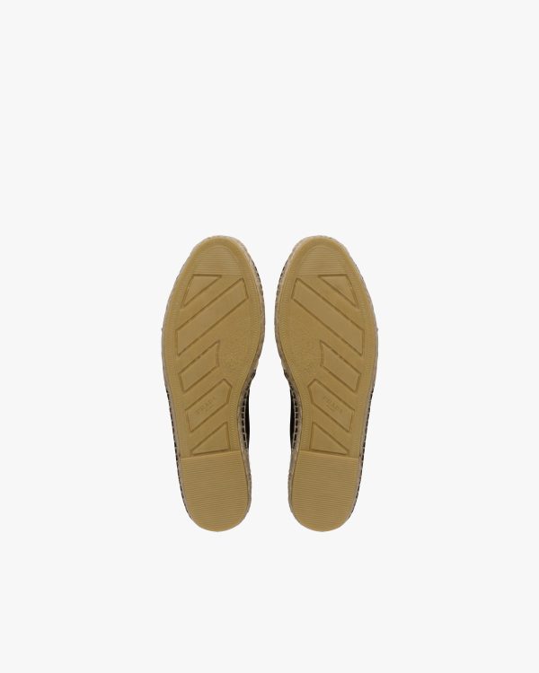 Black Gabardine Fabric Espadrilles - Image 6