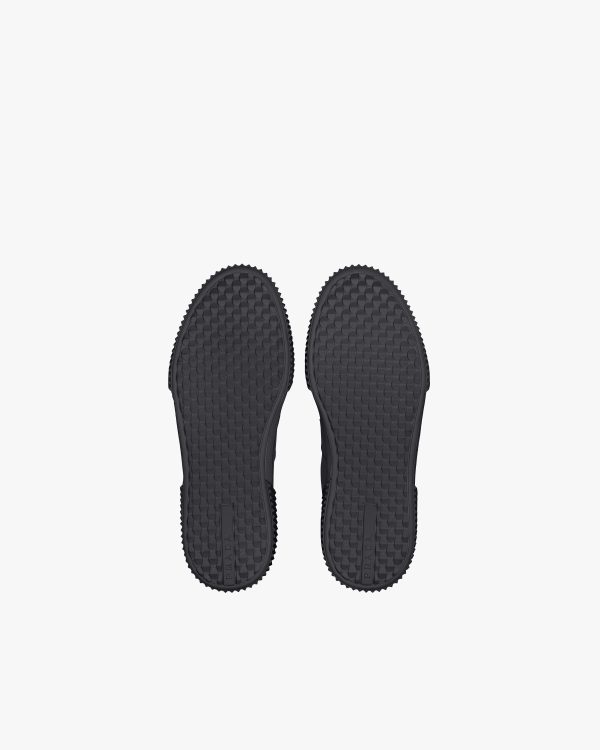 Black Leather laced sneakers - Image 5