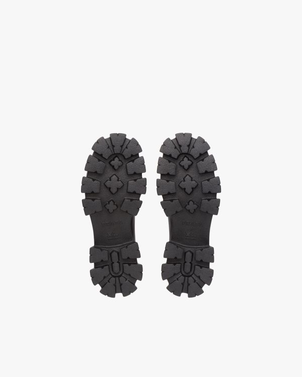 Black Monolith brushed leather lace-up shoes - Image 6