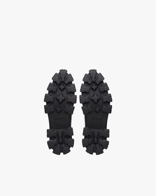 Black Monolith brushed leather lace-up shoes - Image 6