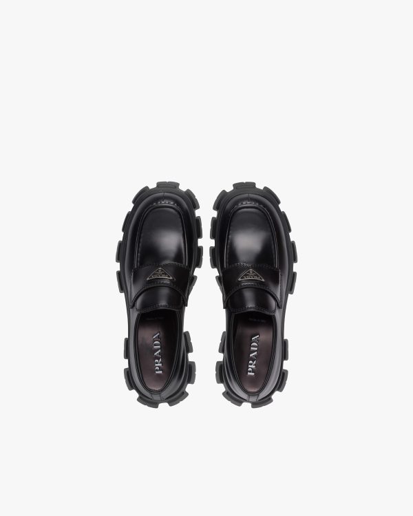 Black Monolith brushed leather loafers - Image 4