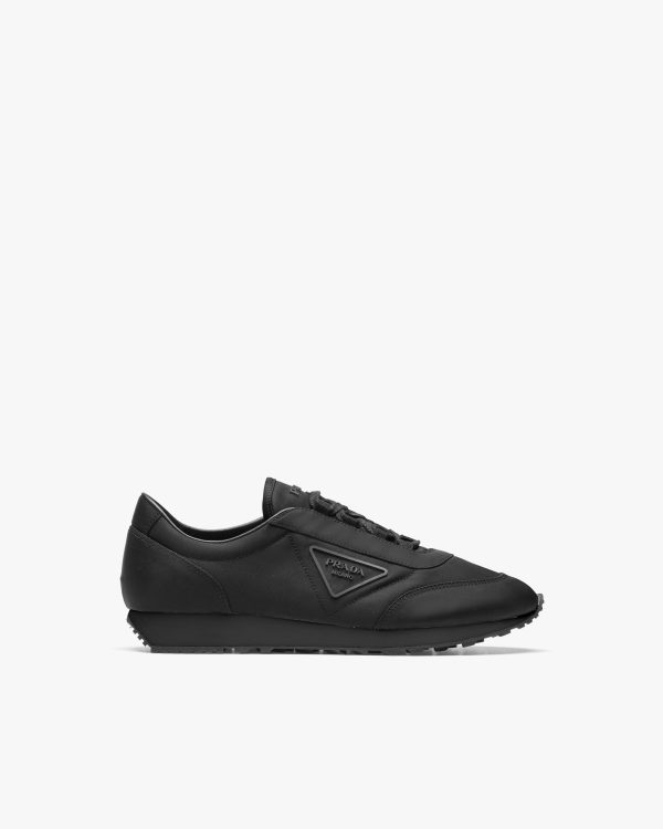Black Nylon gabardine sneakers - Image 2