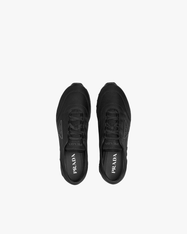 Black Nylon gabardine sneakers - Image 3