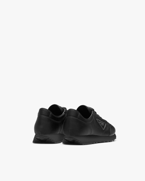 Black Nylon gabardine sneakers - Image 4
