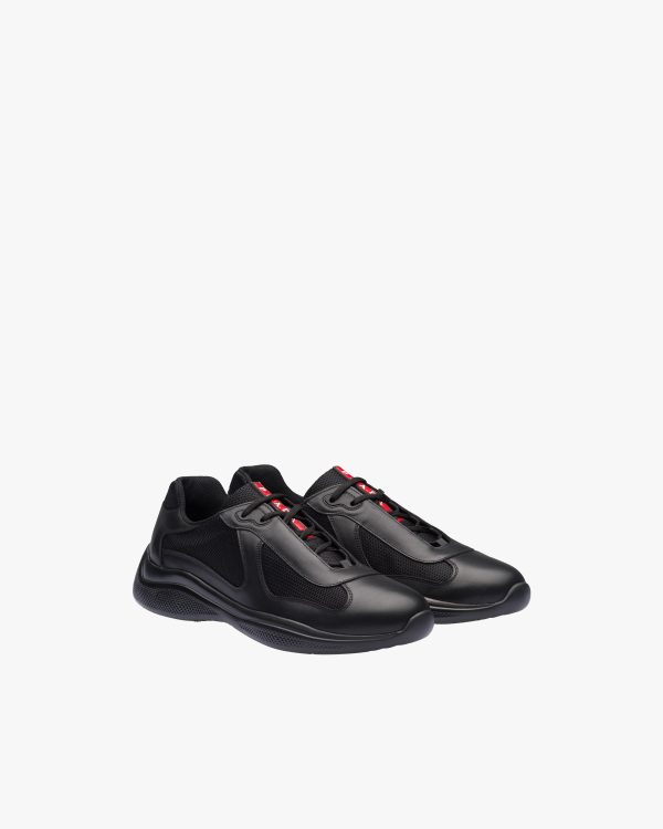Black Prada Americas Cup sneakers