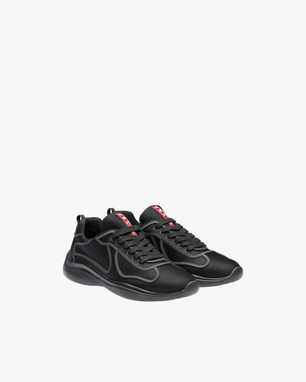 Black Prada Americas Cup sneakers