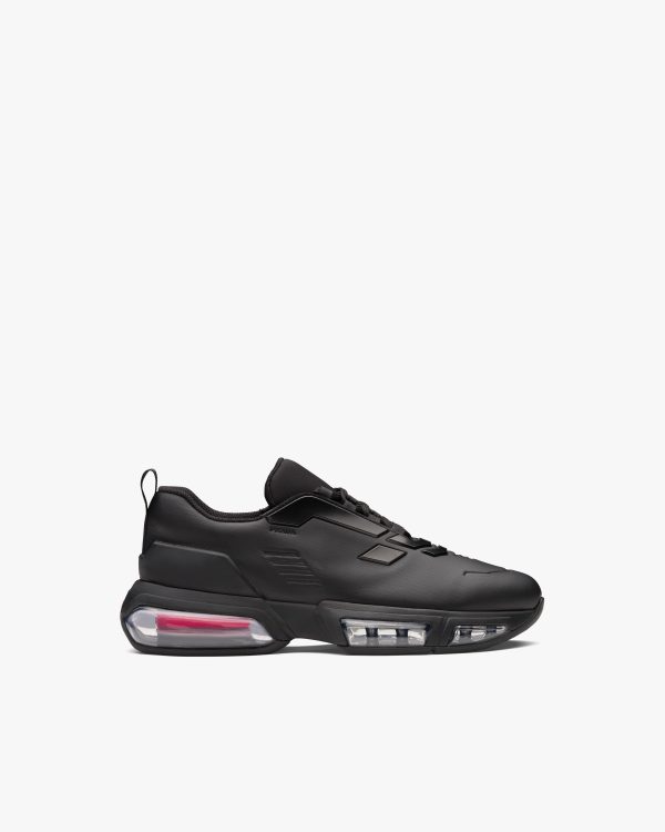 Black Prada Collision Technical Fabric Sneakers - Image 2
