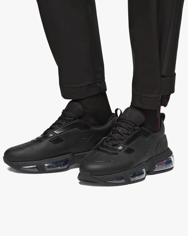 Black Prada Collision Technical Fabric Sneakers - Image 5