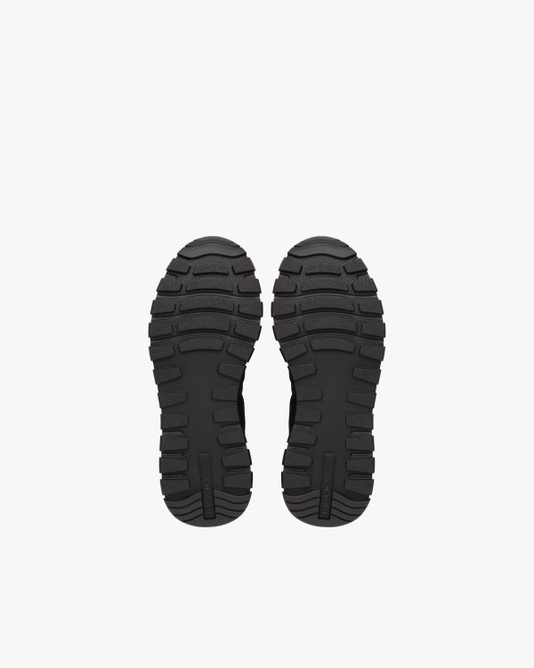 Black Prada PRAX 01 Re-Nylon and brushed leather sneakers - Image 5