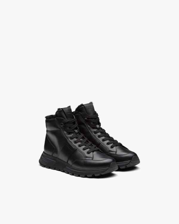 Black Prada PRAX 01 high-top sneakers