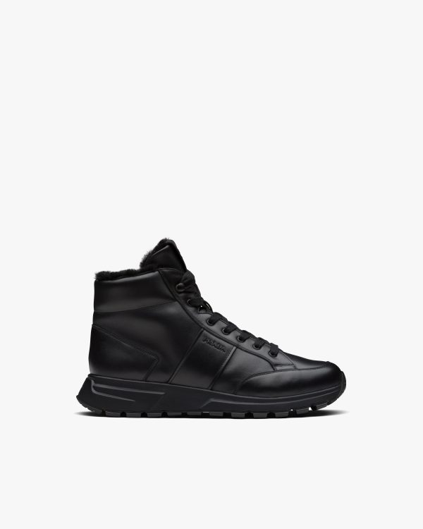 Black Prada PRAX 01 high-top sneakers - Image 2