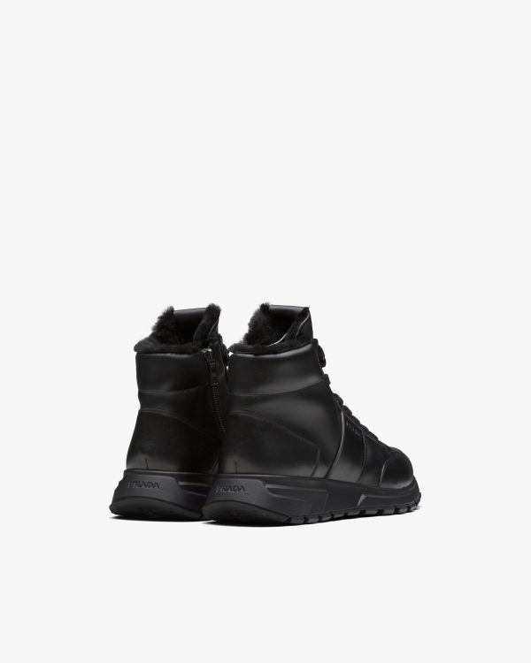 Black Prada PRAX 01 high-top sneakers - Image 4