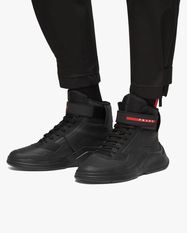Black Prada Polarius 19 LR high-top sneakers - Image 5