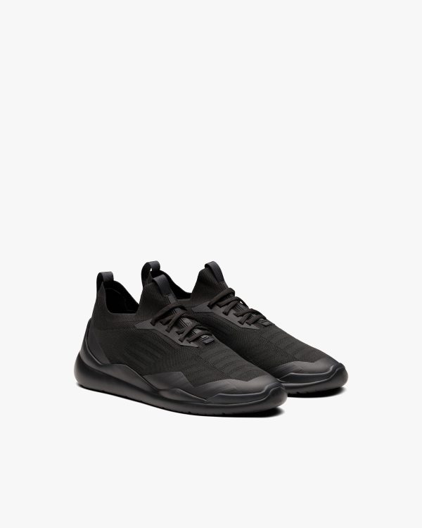 Black Prada Toblach Technical Fabric Sneakers