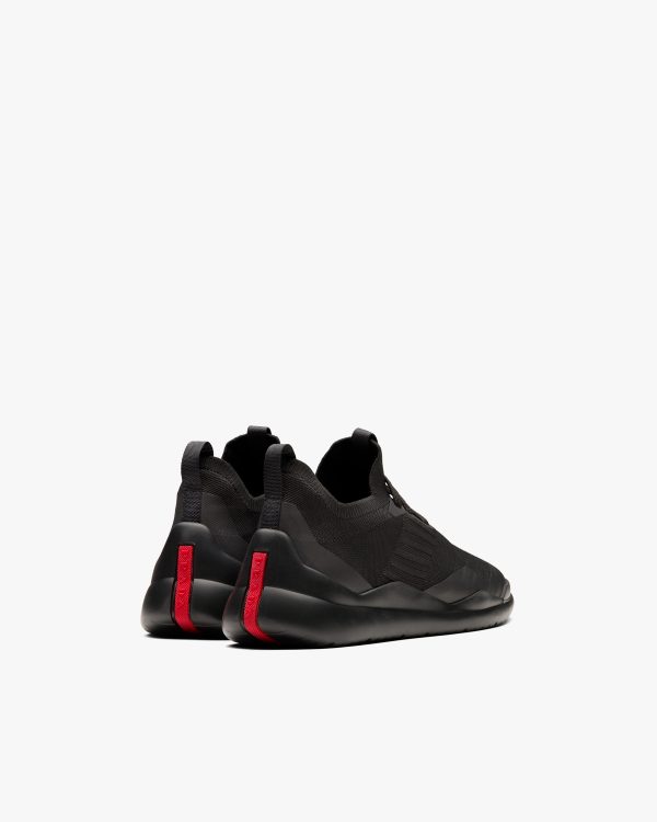 Black Prada Toblach Technical Fabric Sneakers - Image 3