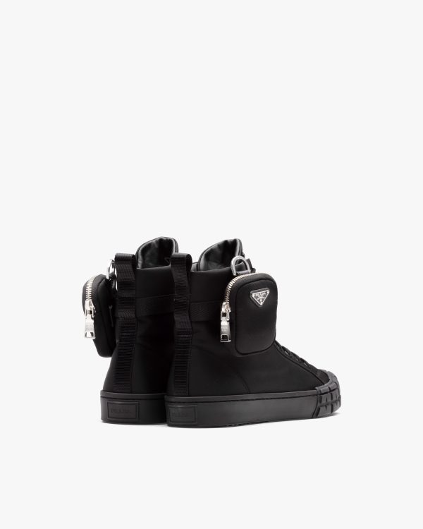 Black Prada Wheel Cassetta high-top sneakers - Image 3