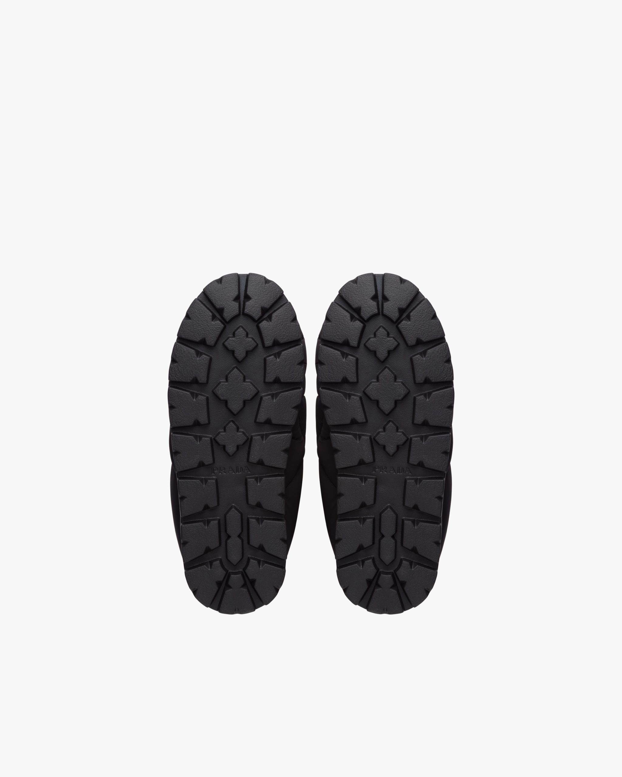 Black Quilted nylon fabric booties - Fake Prada Store