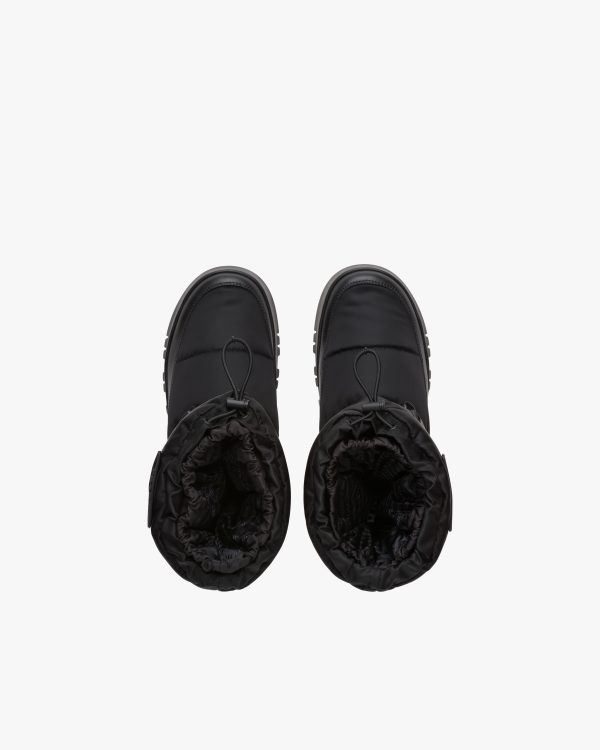 Black Re-Nylon Gabardine booties - Image 3