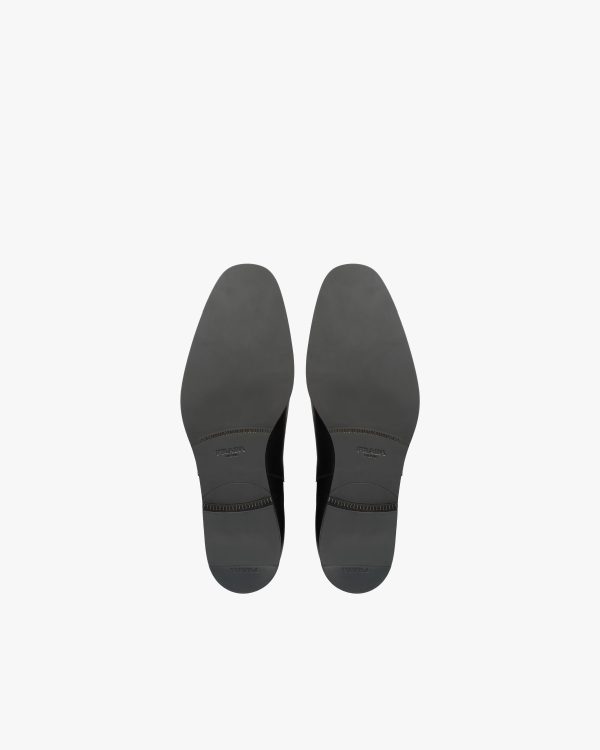 Black Saffiano Leather Booties - Image 5