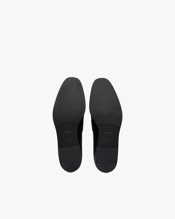 Black Saffiano leather loafers - Image 6