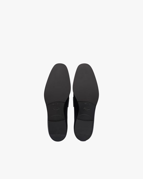 Black Saffiano leather loafers - Image 5