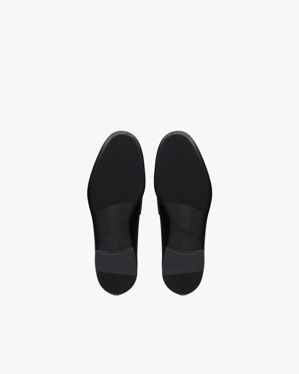 Black Saffiano leather loafers - Image 6