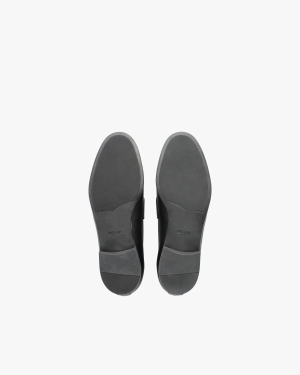Black Saffiano leather loafers - Image 5