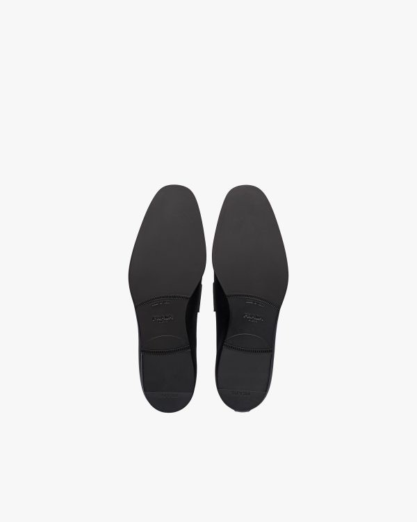 Black Saffiano leather loafers - Image 5