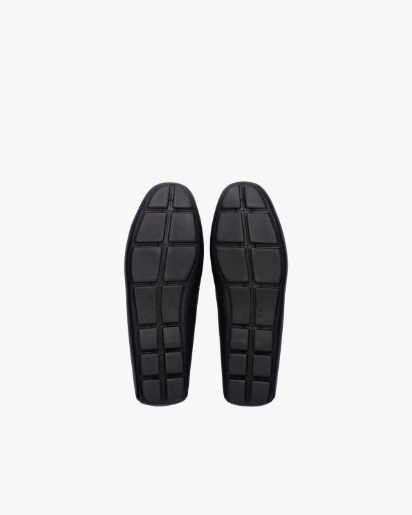 Black Saffiano leather loafers - Image 6
