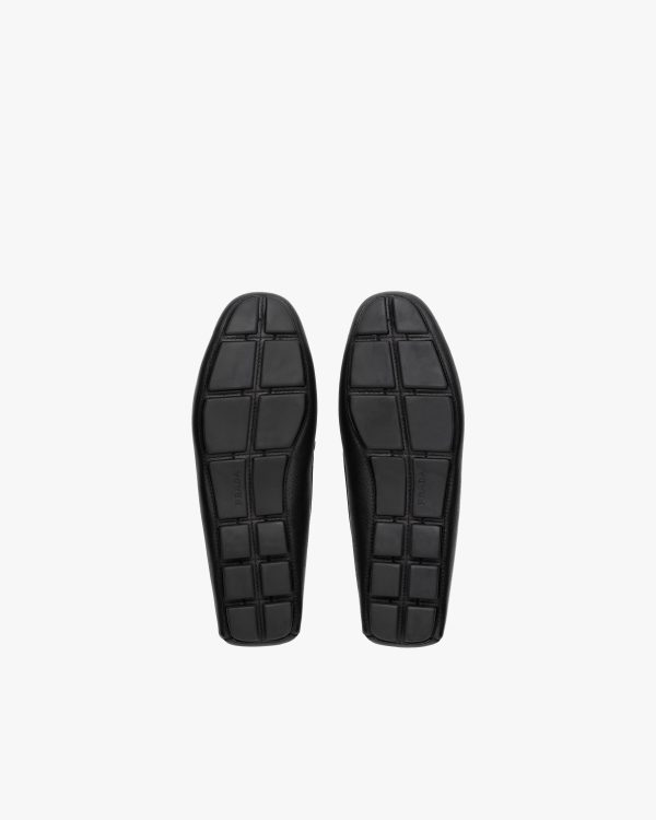 Black Saffiano leather loafers - Image 6